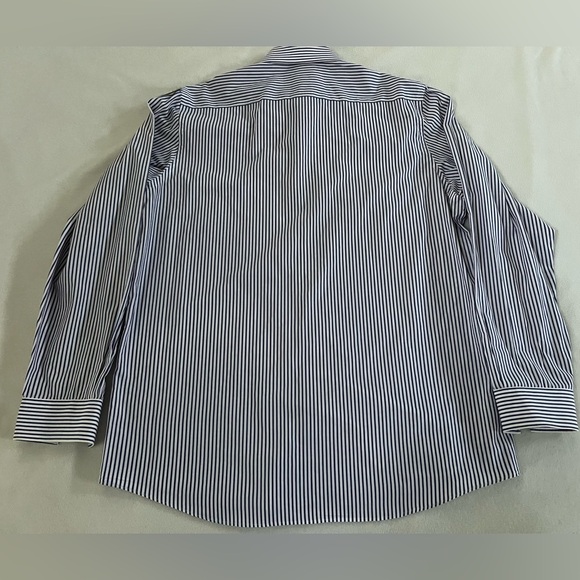 MICHAEL KORS BUTTON DOWN REGULAR FIT MEN'S LONG SLEEVE DRESS SHIRT LRG (16)34/35 - Picture 4 of 16